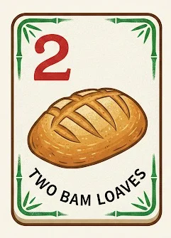 Mid Missouri Mahjong sponsored by 2 Bam Loaves logo