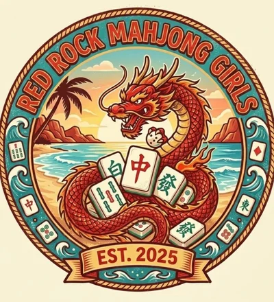 Red Rock Mahjong logo