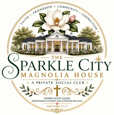 The Sparkle City Magnolia House logo