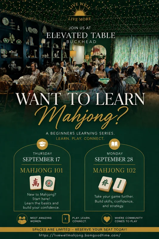 Mahjong Beginner Learning Series @ Elevated Table