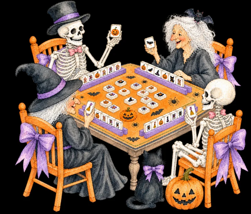 Spooky Tiles and Cocktails