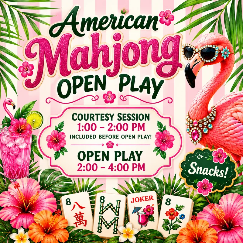 Coastal Virginia Mahjong - Open Play - American Mahjong