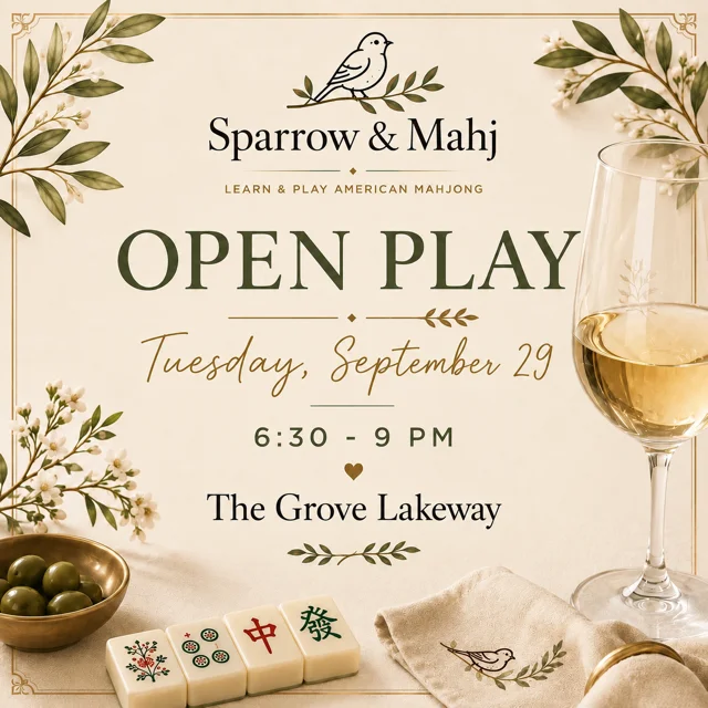 Open Play | The Grove Wine Bar & Kitchen | September 29