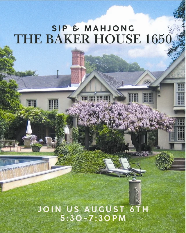 Sip & Mahjong @ The Baker House 1650