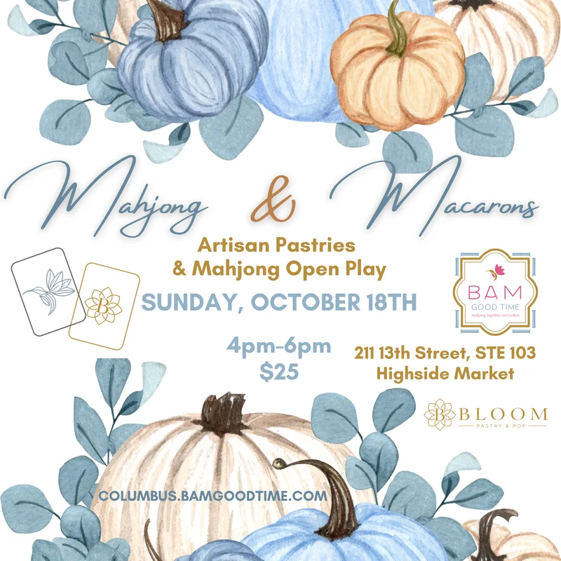 Mahjong & Macarons