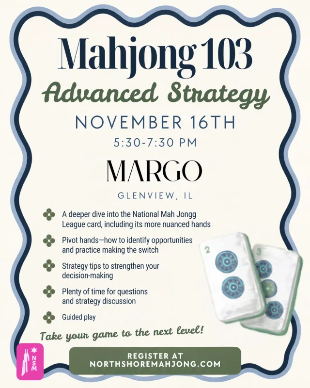Mahjong 103-Advanced Strategy
