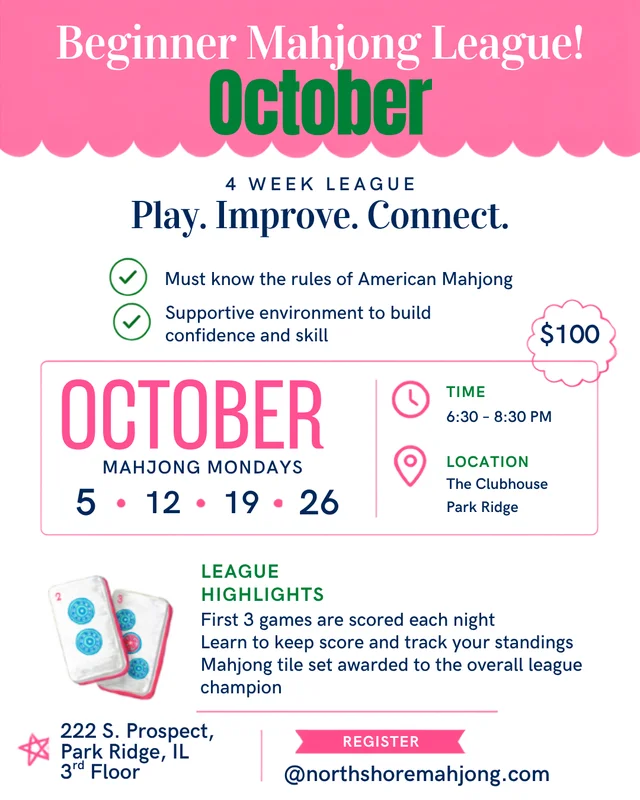 October Beginner Mahjong League