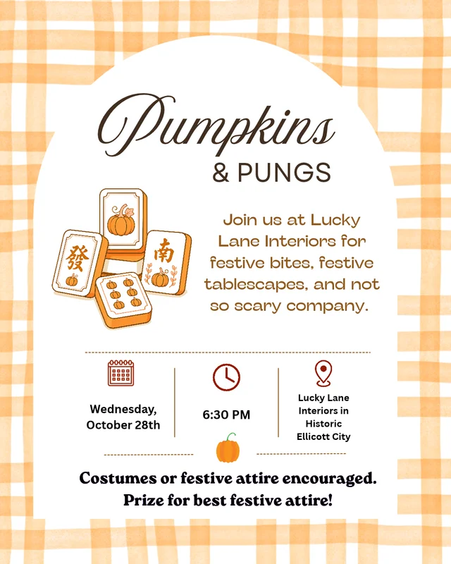 Pumpkins & Pungs Open Play at Lucky Lane