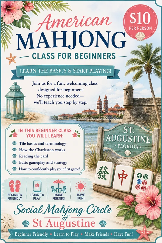 American Mahjong Beginner/Refresher Class