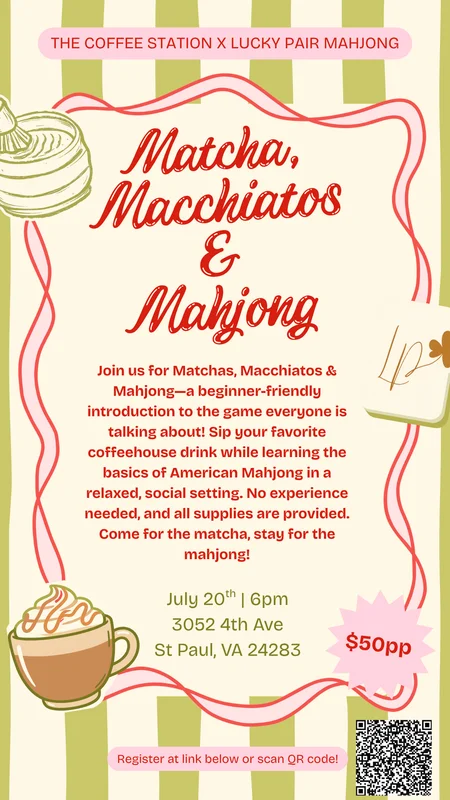 Matcha, Macchiatos & Mahjong