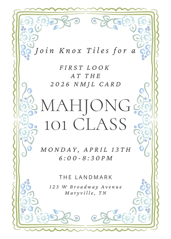 4/13 "101 Beginner Class + 2026 NMJL CARD" at The Landmark