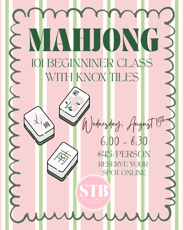 8/19 101 Beginner Class at Steel Threads Boutique