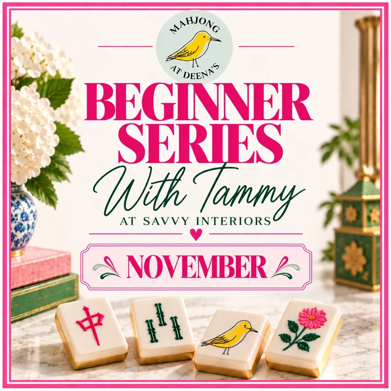 November Beginner Mahjong Series with Tammy