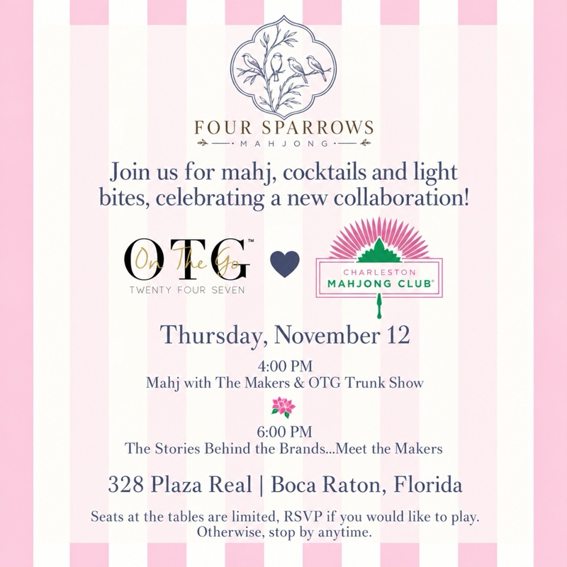 OTG x Charleston Mahjong Launch Party