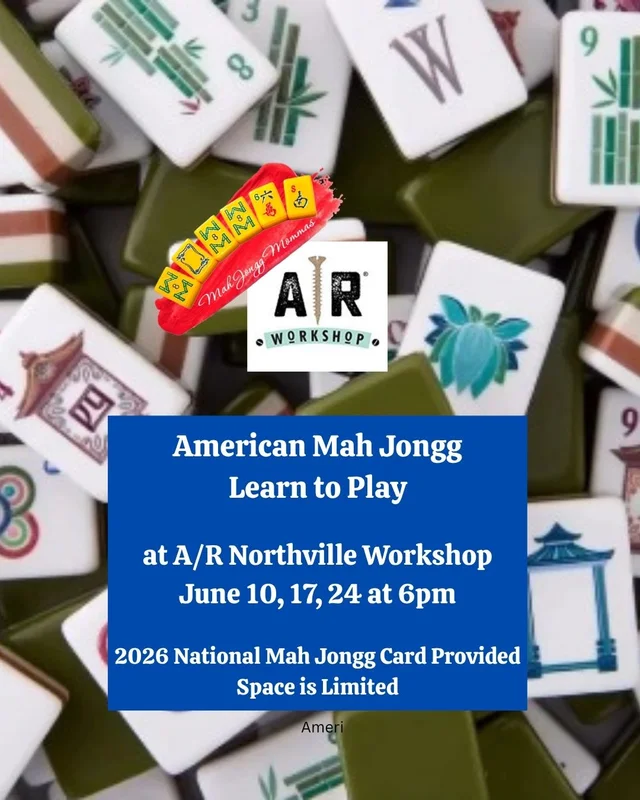 American Mah Jongg 3 Series of Lessons at AR Workshop Northville