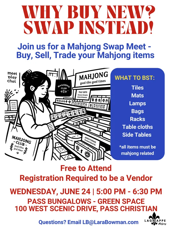 Mahjong Swap Meet Vendor Registration
